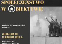 V Ogólnopolski Konkurs Fotograficzny “Społeczeństwo w obiektywie” – do 15 grudnia 2018